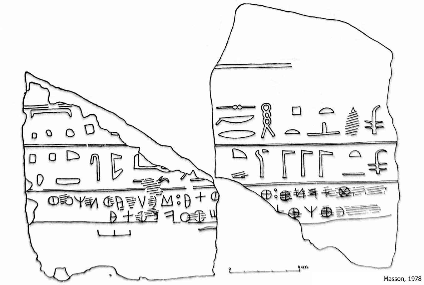 EMe10_OM1978 Carian Inscription from Memphis in Egypt E.Me 10
