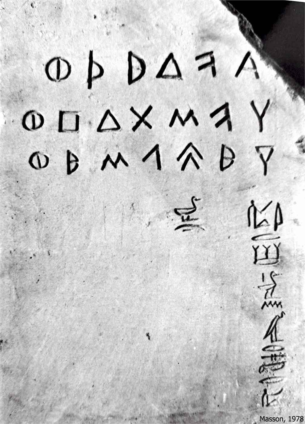 Carian Inscription from Memphis in Egypt E.Me 15