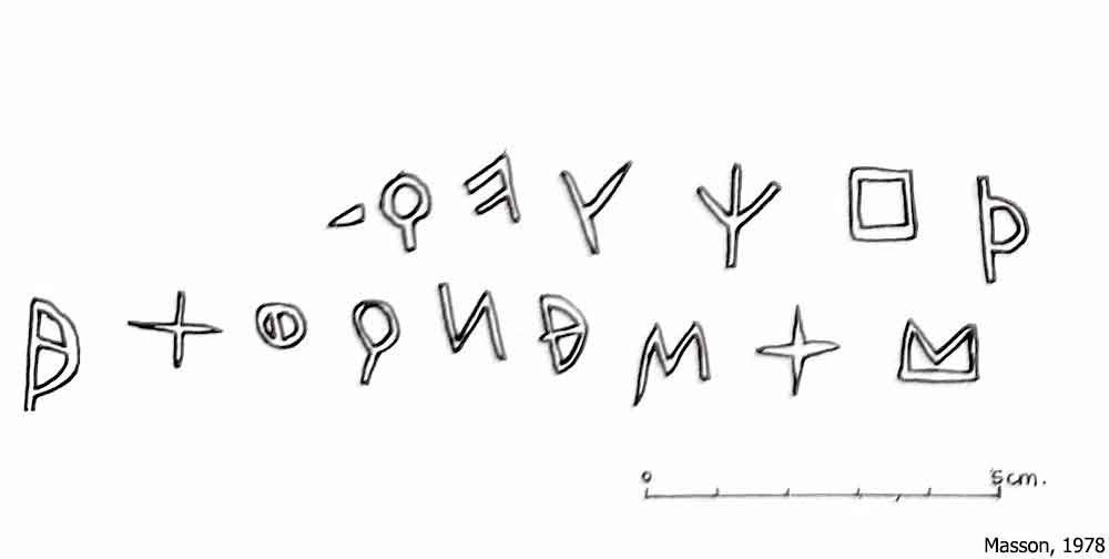 Carian Inscription from Memphis in Egypt E.Me 50
