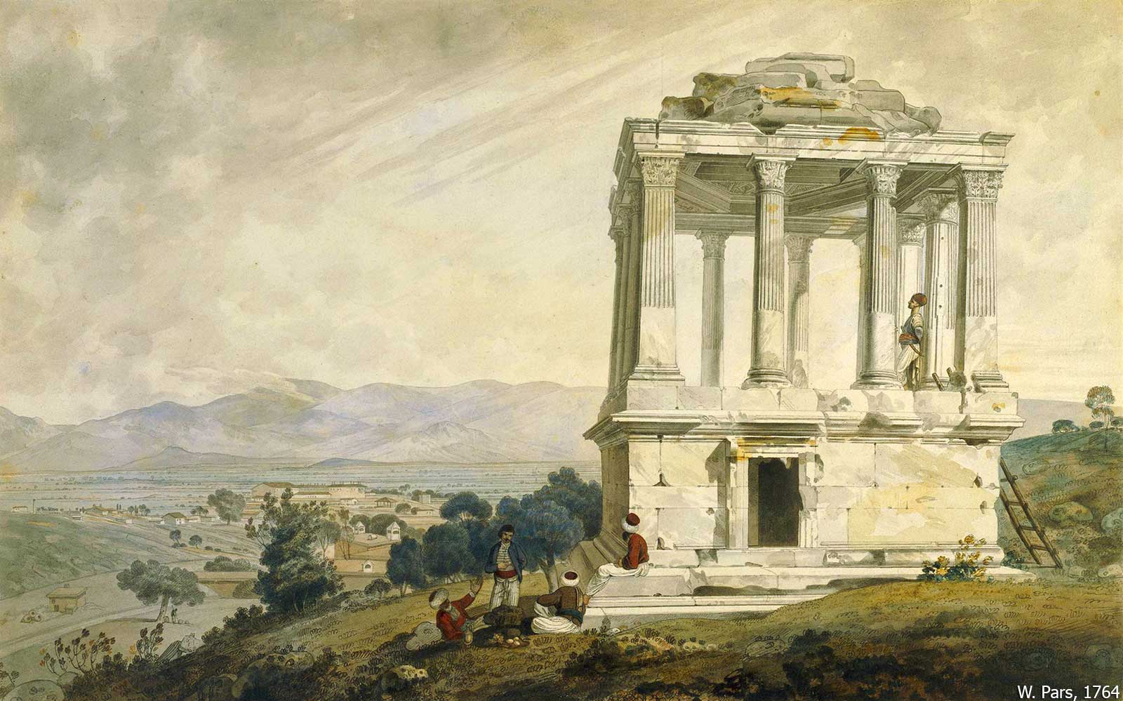 Mylasa Gümüşkesen Tomb - W. Pars, 1764