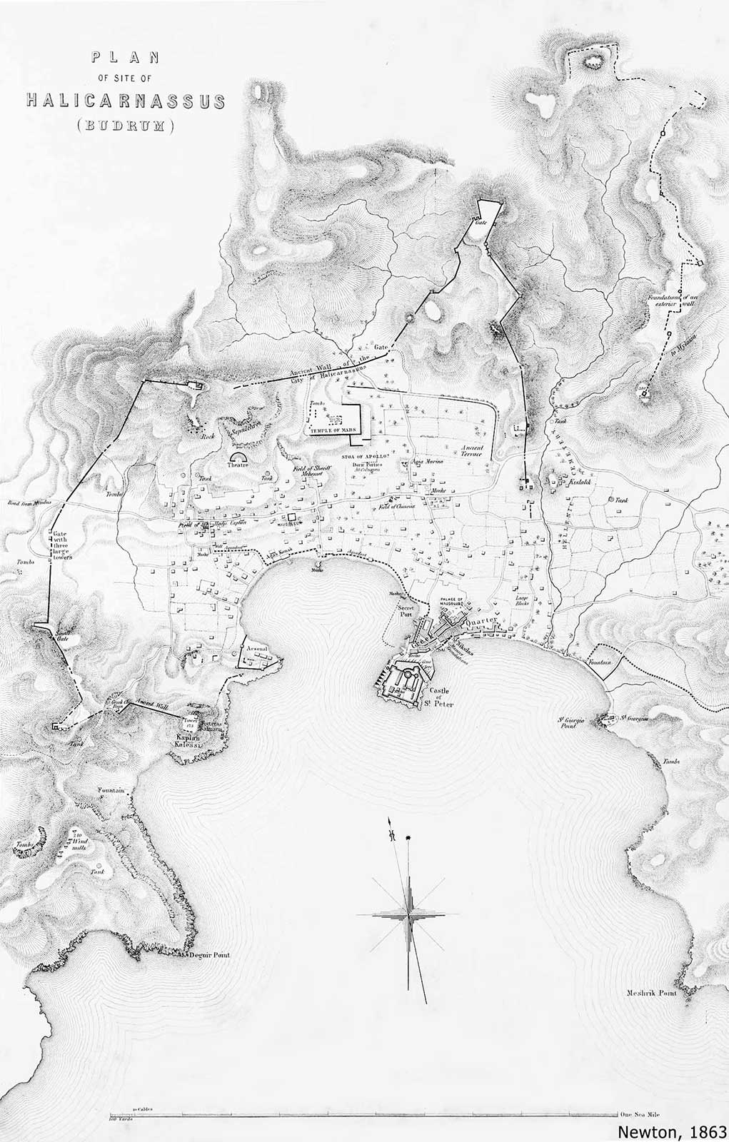 Halikarnassos Harita