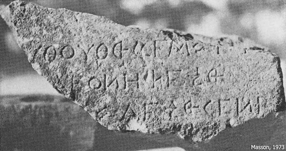 Carian Inscription from Kaunos C.Ka 4