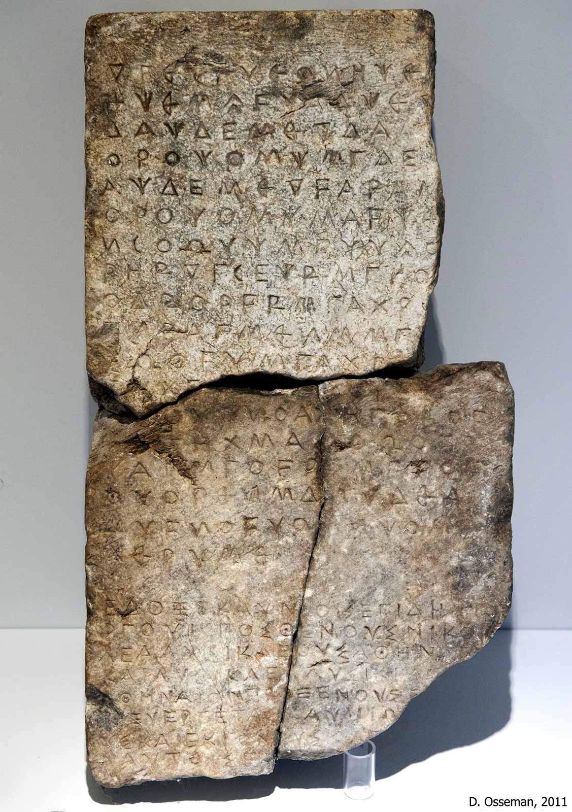 Carian Inscription from Kaunos C.Ka 5