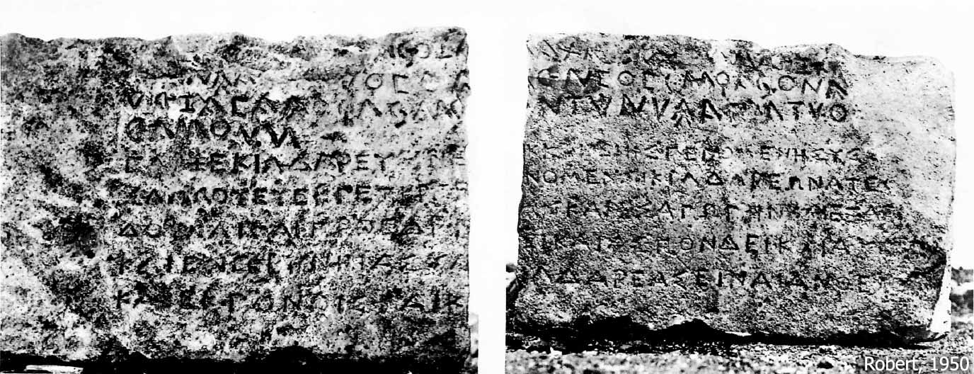 Carian Inscription from Kildara C.Ki 1